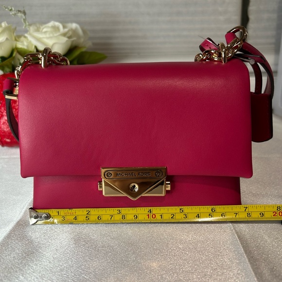 NWT Michael Kors Cece small shoulder bag pink - Picture 7 of 8